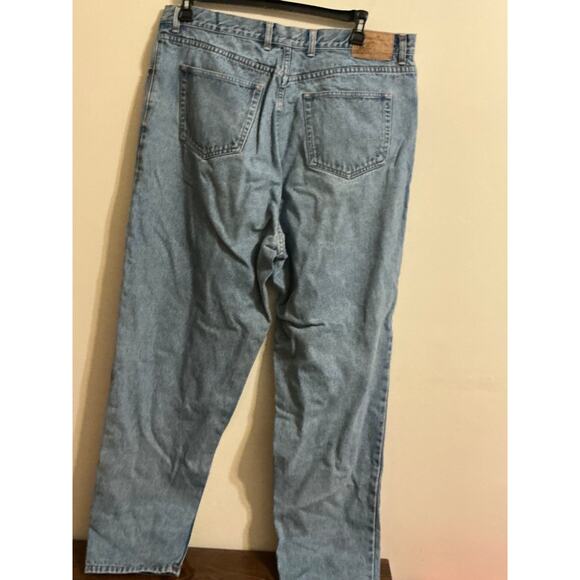 Eddie Bauer Vintage 90s Light Wash Mom Jeans Size 20 Straight Leg Pants women’s - Picture 2 of 7